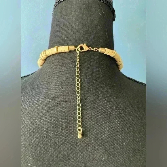 NEW Free People Collier Two Strangers Shell Statement Necklace 💕Hard to Find! - Picture 9 of 9